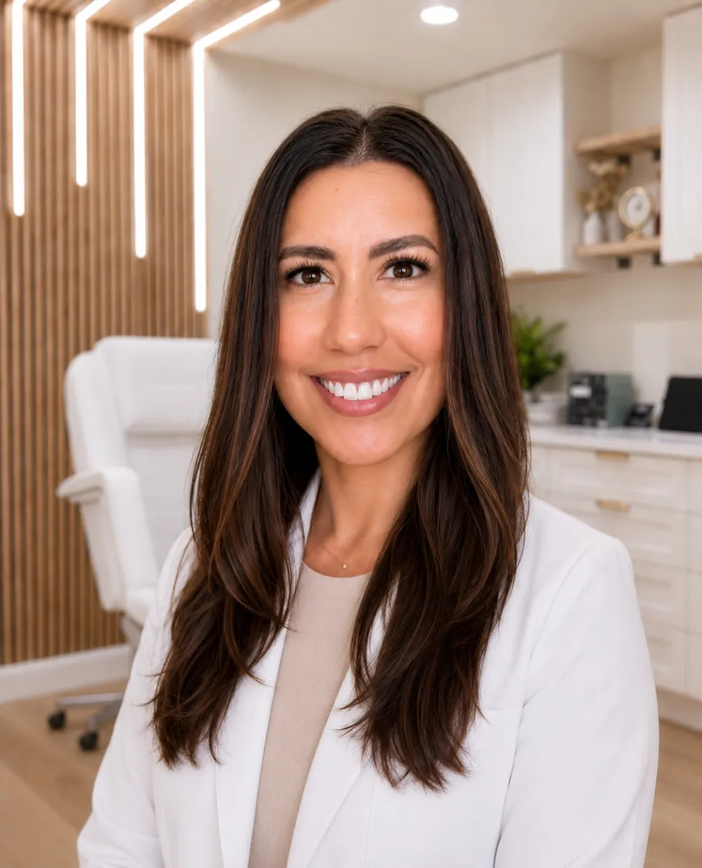 Kia Brooks, RN, nurse injector at Vivid Med Spa